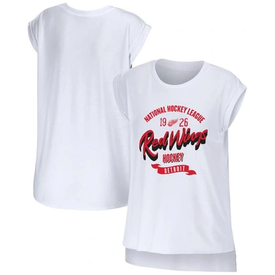 Wear By Erin Andrews White Detroit Red Wings Domestic Tank Top