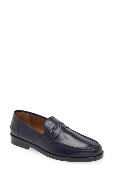 Armando Cabral Bolama Penny Loafer In Midnight