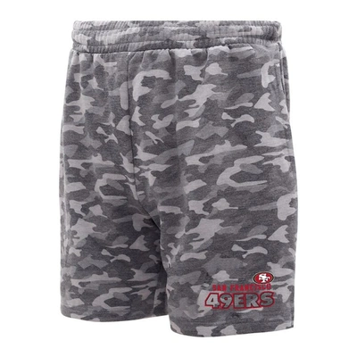 Concepts Sport Charcoal San Francisco 49ers Biscayne Camo Shorts
