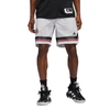 Adidas Originals Adidas Gray Louisville Cardinals Swingman Aeroready Basketball Shorts In White