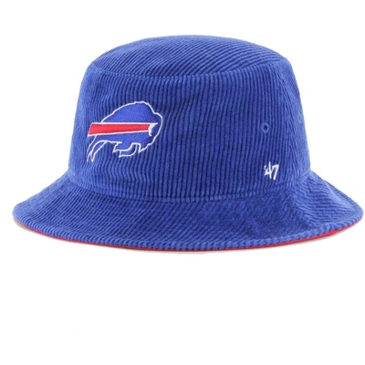 47 ' Royal Buffalo Bills Thick Cord Bucket Hat