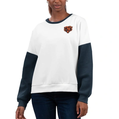 G-iii 4her By Carl Banks White Chicago Bears A-game Pullover Sweatshirt