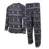 Concepts Sport Men's  Black Chicago White Sox Knit Ugly Sweater Long Sleeve Top And Pants Set