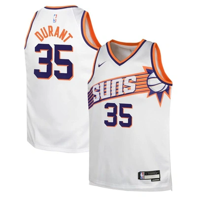 Nike Kids' Youth  Kevin Durant White Phoenix Suns Swingman Jersey