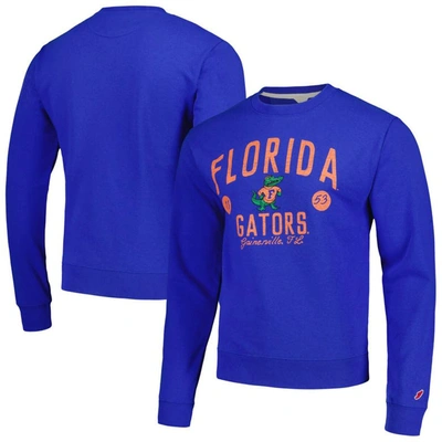 League Collegiate Wear Royal Florida Gators Bendy Arch Essential Pullover Sweatshirt