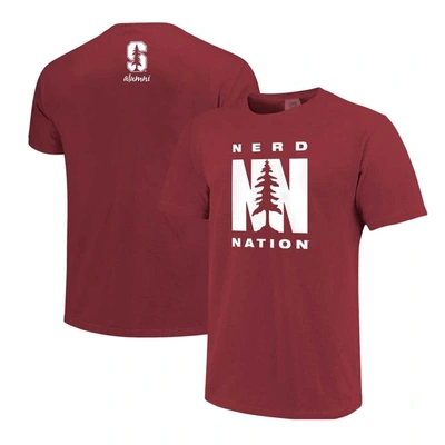 Image One Cardinal Stanford Cardinal Alumni Nerd Nation Comfort Color T-shirt