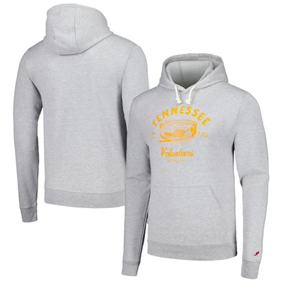 League Collegiate Wear Heather Gray Tennessee Volunteers Stadium Essential Pullover Hoodie