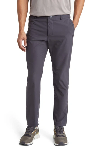 Reigning Champ Primeflex™ Water Repellent Straight Leg Trousers In Charcoal