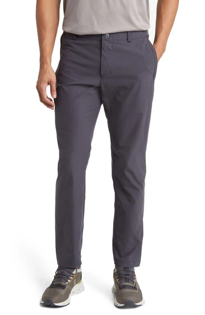 Reigning Champ Primeflex™ Straight Leg Coach's Trousers In Charcoal