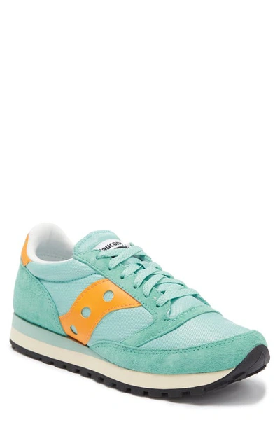 Saucony Jazz 81 Sneaker In Teal/orange