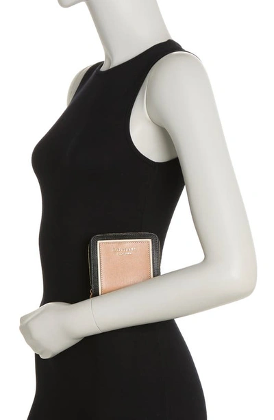 Kate Spade Compact Leather Wallet In Cafe Mocha Multi