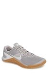 Nike Metcon 4 Training Shoe In Grey/ Vast Grey/ Brown