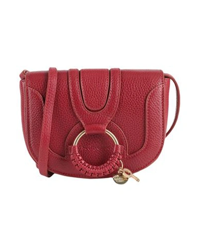 See By Chloé Woman Cross-body Bag Brick Red Size - Bovine Leather