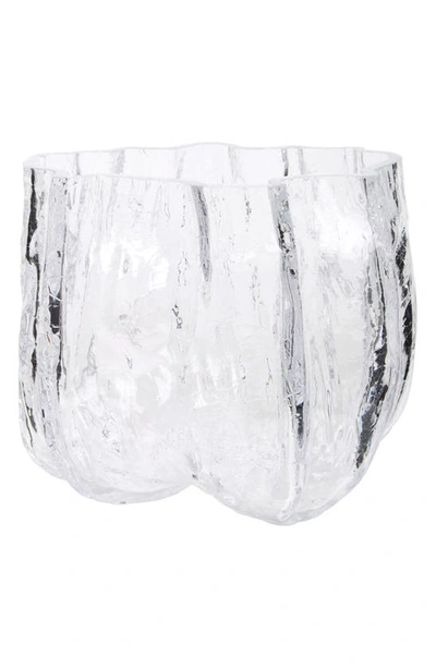 Kosta Boda Crackle Crystal Bowl In Clear