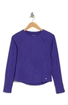 Layer 8 Long Sleeve Compression Top In Morning Star Heather