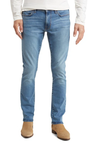 John Varvatos Bowery Slim Straight Jeans In Medium Blue