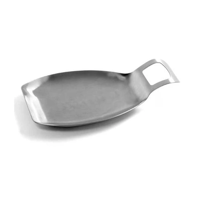 Norpro Stainless Steel Jumbo Spoon Rest In Silver