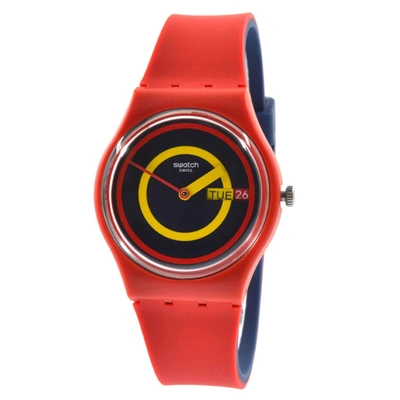 Swatch Men's The January Blue Dial Watch In Gold