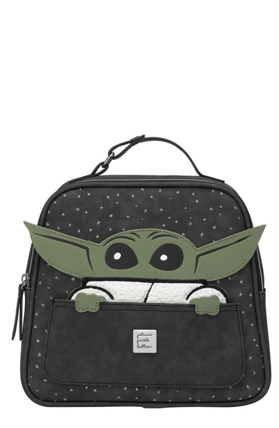 Petunia Pickle Bottom X Star Wars™ The Child Collection Tandem Insulated Bottle Tote & Lunch Box In Black