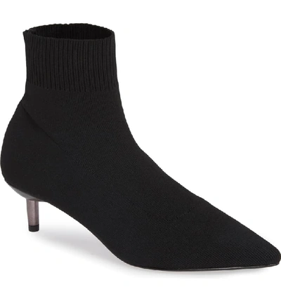 Donald Pliner Women's Betti Pointed Toe Kitten Heel Sock Booties In Black