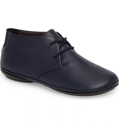 Camper Right Nina Desert Boot In Navy Leather