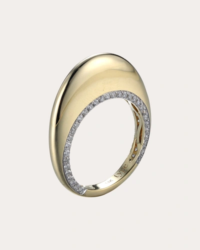 Type Jewelry Women's 6th Orbit 14k Gold Diamond Ring
