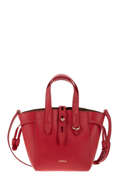 Furla Net - Mini Shopping Bag In Red