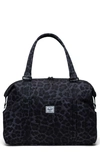 Herschel Supply Co Strand Duffle Bag In Digi Leopard Black