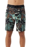 O'neill Hyperfreak Mysto Board Shorts In Medium Brown