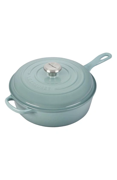 Le Creuset Signature Enamel Cast Iron Cassadou In Sea Salt