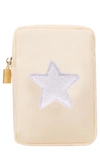Bloc Bags Mini Star Cosmetics Bag In Cream