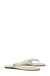 Tory Burch Crystal Sandal In New Ivory