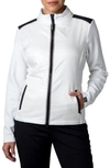 Capranea Nine Mixed Media Midlayer Jacket In White