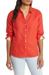 Tommy Bahama Coastalina Button-up Shirt In Sweet Chili