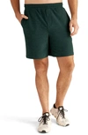 Beyond Yoga Take It Easy Sweat Shorts In Midnight Green Heather