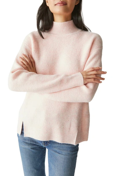 Michael Stars Zion Mock Neck Sweater In Bliss