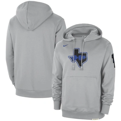 Nike Dallas Mavericks Standard Issue 2023/24 City Edition  Men's Nba Courtside Hoodie In Grey