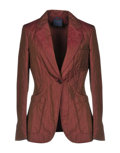 Aspesi Blazer In Maroon