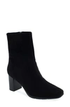 Aerosoles Miley Heeled Boot In Black Stretch