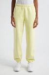 Melody Ehsani Gender Inclusive Heavy Fleece Sweatpants In Lemon Zest