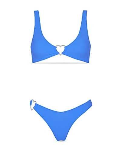 Capittana Kelly Bikini Top In Blue