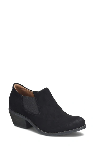 Eurosoft Aillie Stack Heel Boot In Black