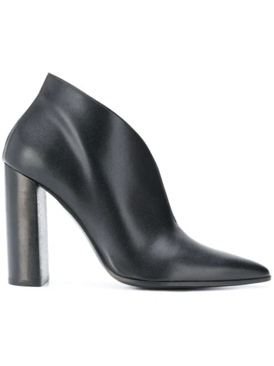 Stella Mccartney Faux Leather Ankle Boots In Black