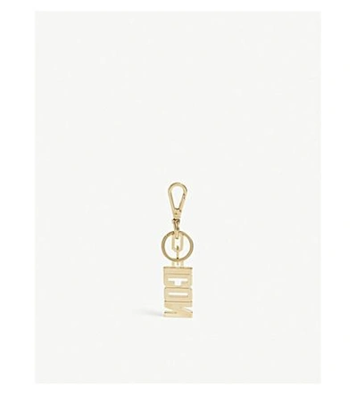 Dsquared2 Icon Keyring In Gold