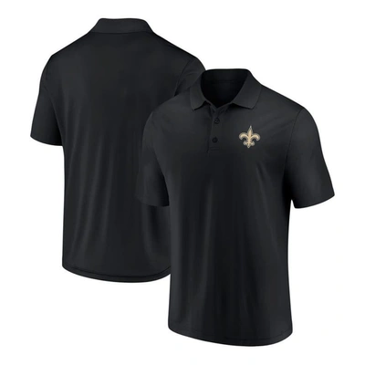 Fanatics Branded Black New Orleans Saints Component Polo
