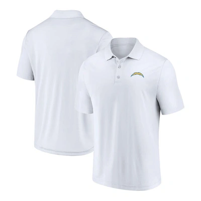 Fanatics Branded White Los Angeles Chargers Component Polo
