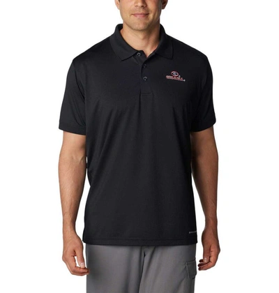 Columbia Black Georgia Bulldogs Pfg Tamiami Omni-shade Polo