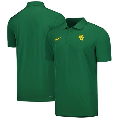 Nike Green Baylor Bears Sideline Polo