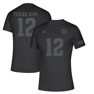 Adidas Originals Unisex Adidas Black Texas A&m Aggies Soccer 30th Anniversary T-shirt
