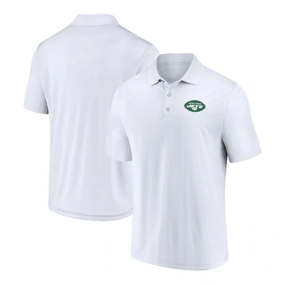 Fanatics Branded White New York Jets Component Polo